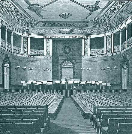 Altes Gewandhaus - Erster Konzertsaal von 1781-1885