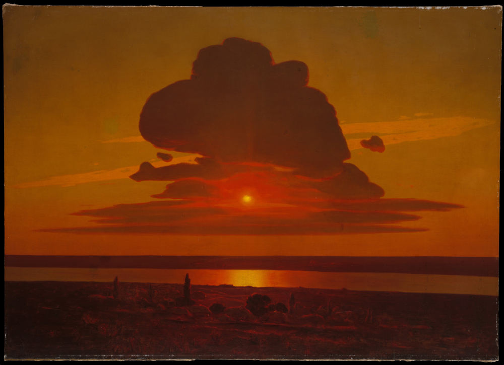 Red Sunset on the Dnieper by Arkhip Ivanovich Kuindzhi